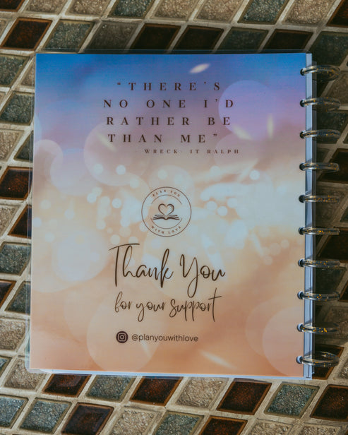 PYWL Undated Yearly Planner – Plan You, With Love