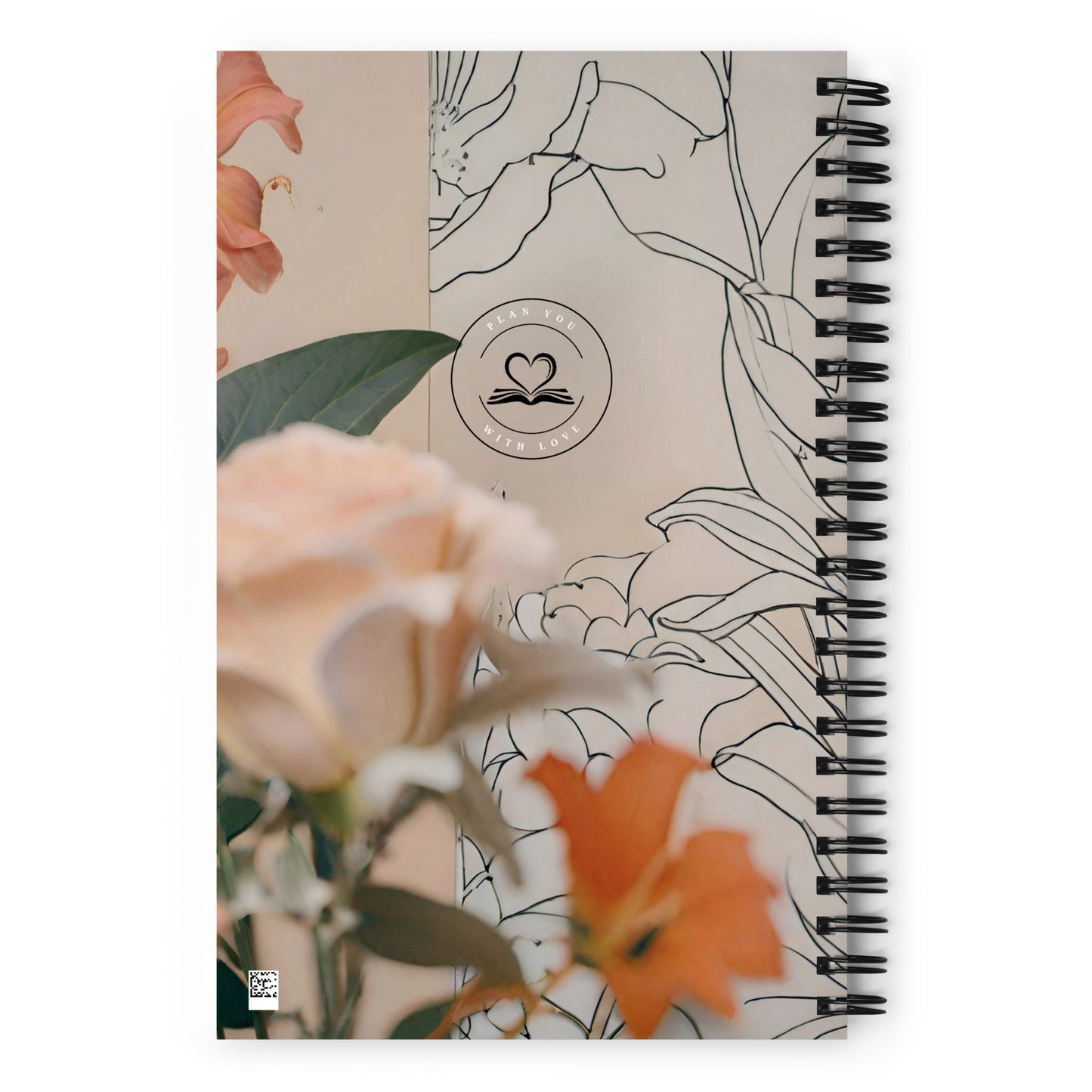 Petals and Pages Spiral Notebook