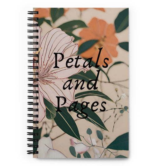 Petals and Pages Spiral Notebook