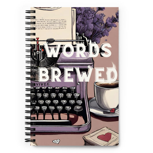 Words Brewed Spiral Notebook